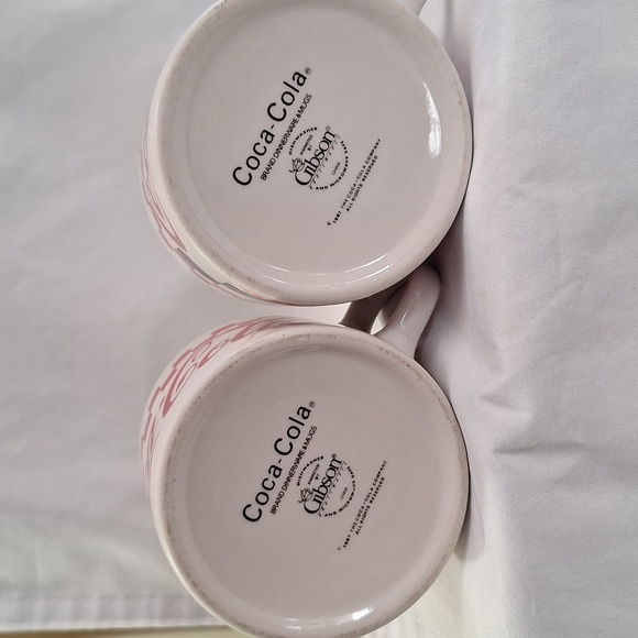 #ABE Pair of Coca-Cola checkered mugs - Picture 5 of 5